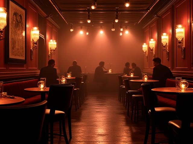 Intime Jazz Bar Atmosphäre