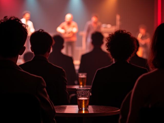 Jazz Publikum genießt Live Musik